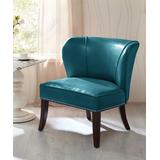 Main Street Accent Chairs Blue - Blue Concave Back Armless Chair