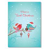Tree-Free Greetings Greeting Cards - Tweet Christmas Holiday Greeting Card - Set of 10