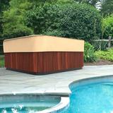 Arlmont & Co. Ivan Outdoor Hot Tub Cover, Polyester in Brown, Size 14.0 H x 94.0 W x 94.0 D in | Wayfair BFDEB13084894B3FA368B4E622B3102C