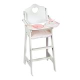Badger Basket Doll Accessories - High Chair Set for 14'' to 18'' Doll
