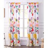 Greenland Home Fashions Decorative Curtains Multi - Wildflower Dance Curtain Panel - Set of Two