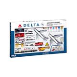 Daron Worldwide Toy Planes - Delta Airport Play Set