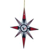 "Houston Texans Stained Glass Snowflake Ornament"