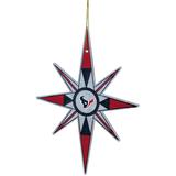 Houston Texans Stained Glass Snowflake Ornament