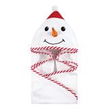 Hudson Baby Hooded Baby Towels Snowman - Snowman Hooded Towel