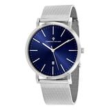 Christian Van Sant Men's Watches Blue - Blue & Stainless Steel Paradigm Watch