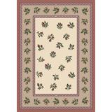 Brown/Red Area Rug - August Grove® Gleason Floral Tufted Light Rose Area Rug Nylon in Brown/Red, Size 64.0 W x 0.38 D in | Wayfair