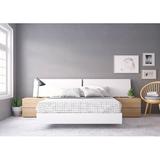 Wade Logan® Anquanette Platform Bedroom Set Wood in Brown/White, Size Queen | Wayfair 2FD4FA23D06645BFBCB02C99DF07FECB