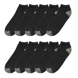 Men's Tek Gear 10-pack Low-Cut Socks, Size: 6-12, Black