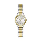 Caravelle by Bulova Women's Two Tone Stainless Steel Expansion Watch - 45L177, Size: Medium, Pink
