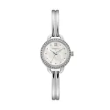 Caravelle by Bulova Women's Crystal Bangle Watch - 43L213, Size: Medium, Silver