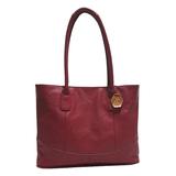 Amerileather Women's Totebags Red - Red Charm Leather Tote