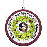 Florida State Seminoles Metal Ornament