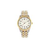 Elevon Garrison Bracelet Watch W/Date Gold/White ELE105-5