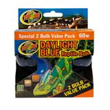 Daylight Blue Reptile Bulb, 60 Watt - 2 Pack, 2 CT