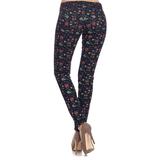 Sweet Lindsey Women's Denim Pants and Jeans Navy - Navy Floral Denim Stretch Jeans - Juniors