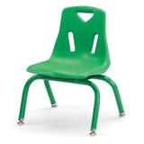 Jonti-Craft Berries Classroom Chair Plastic/Metal in Green, Size 19.5 H x 15.5 W x 13.5 D in | Wayfair 8140JC6119