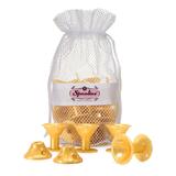 Spoolies Women's Hot Rollers GOLD - Gold Edition Jumbo-Size Curler - Set of 15
