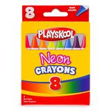Playskool Crayons - 8-Ct. Neon Jumbo Crayon Set
