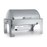 Vollrath 46255 Full Size Chafer w/ Roll-top Lid & Chafing Fuel Heat, 9 Qt, Stainless Steel