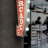 Crystal Art Gallery Arcade Games LED Marquee Sign in Red, Size 25.5 H x 9.25 W x 3.5 D in | Wayfair 113853