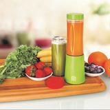 Euro Cuisine Mini Mixx Personal Blender, Stainless Steel in Green, Size 10.5 H x 3.0 W x 3.0 D in | Wayfair MM2G