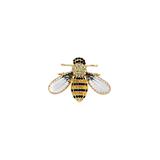 Ella & Elly Women's Brooches and Pins Yellow - Yellow & Goldtone Bee Brooch