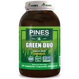 "Pines International, Green Duo Caps, Organic Wheatgrass & Alfalfa, 260 Vegetarian Capsules"