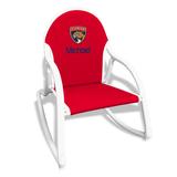 Red Florida Panthers Children's Personalized Rocking Chair