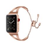 Prime Bands Replacement Bands Rosegold - Rose Goldtone Wide Tapering Stainless Steel Apple Watch Band