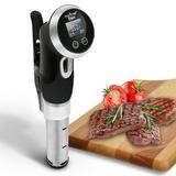 NutriChef Cooker & Immersion Circulator in Black, Size 16.0 H x 4.0 W x 6.0 D in | Wayfair PKPC235BK