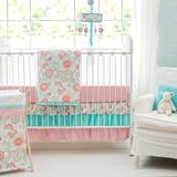 Harriet Bee Sweatt 3 Piece Crib Bedding Set Polyester in Blue/Pink, Size 11.0 W in | Wayfair 42352453F68D4898BACDB15FDCC933FE