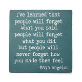 Sara's Signs Typography Wall Decor kitchen - Kitchen Scale 'I've Learned That People Will Forget' Wall Sign