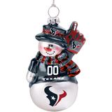 Houston Texans Glitter Snowman Ornament