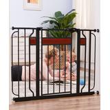 Regalo Safety Gates - Black Home Accents Extra-Wide Walk-Through Safety Gate