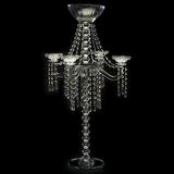 House of Hampton® Beaded Crystal Candelabra Crystal, Size 30.5 H x 17.75 W x 17.75 D in | Wayfair 9A139035B67D4359A12244C47F9C1549