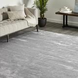 Gray Area Rug - Orren Ellis Beaudry Hand-Knotted Wool Mist Area Rug Wool in Gray, Size 108.0 W x 0.25 D in | Wayfair