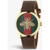 Women's Mixed Ya126451 G Timeless Gold-plated Stainless Steel Watch - Metallic - Gucci Watches