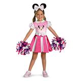 Disguise Girls' Costume Outfits - Minnie Mouse Cheerleader Dress-Up Set - Toddler & Girls