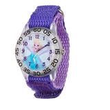 eWatchFactory Girls' Watches - Frozen Purple Elsa Time Teacher Watch