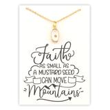 Designs by KaraMarie Women's Necklaces gold - 14k Gold-Plated Mustard Seed Pendant Necklace
