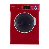 Equator 1.6 cu. ft. High Efficiency All in One Combo Washer & Electric Dryer in Red, Size 33.5 H x 23.5 W x 22.0 D in | Wayfair 4400 Merlot
