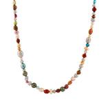 Splendid Pearls Women's Necklaces Dyed - Red & Blue Cultured Pearl Endless Necklace