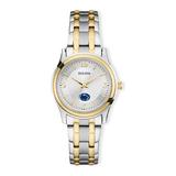 "Women's Bulova Silver/Gold Penn State Nittany Lions Classic Two-Tone Round Watch"