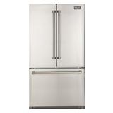 Kucht 36" French Door 26.1 cu. ft. Smart Energy Star Refrigerator w/ Interior Ice Maker, Glass, Size 69.75 H x 35.75 W x 34.5 D in | Wayfair