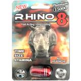 "Rhino 8 (Platinum 15000), Men's Sexual Health Formula, 1 Capsule"