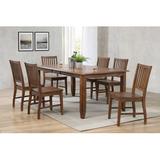 Foundstone™ Brooklyn Valley 9 - Piece Extendable Solid Wood Dining Set Wood in Brown | Wayfair 2E4851CFFBD649009EE5659B6577EB06