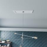 Ekena Millwork Rectangle Architectural Grade PVC Contemporary Ceiling Medallion Plastic, Size 13.0 H x 26.0 W x 1.0 D in | Wayfair CMP26X13RE-05000