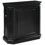 Darby Home Co Westra Bar Cabinet w/ Spindle Wood in Black, Size 40.0 H x 16.5 D in | Wayfair EC3F9ECF6C314CCCBBC53CA0A614E286