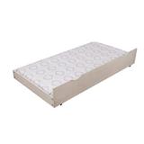 Sebring Sleigh Standard Bed w/ Trundle by Harriet Bee Wood in White, Size 46.0 H x 58.0 W x 80.38 D in | Wayfair 5C7AD4212CCC4AB09060368F40FB5EEA